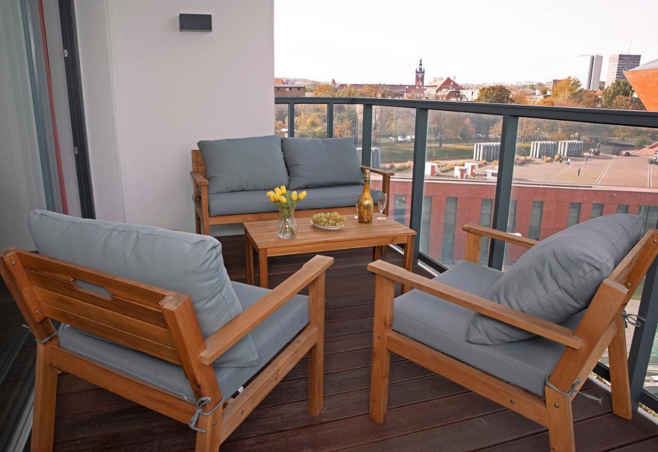 Luxus Apartament Fitness&Spa Z Sauna I Silownia 그단스크 외부 사진