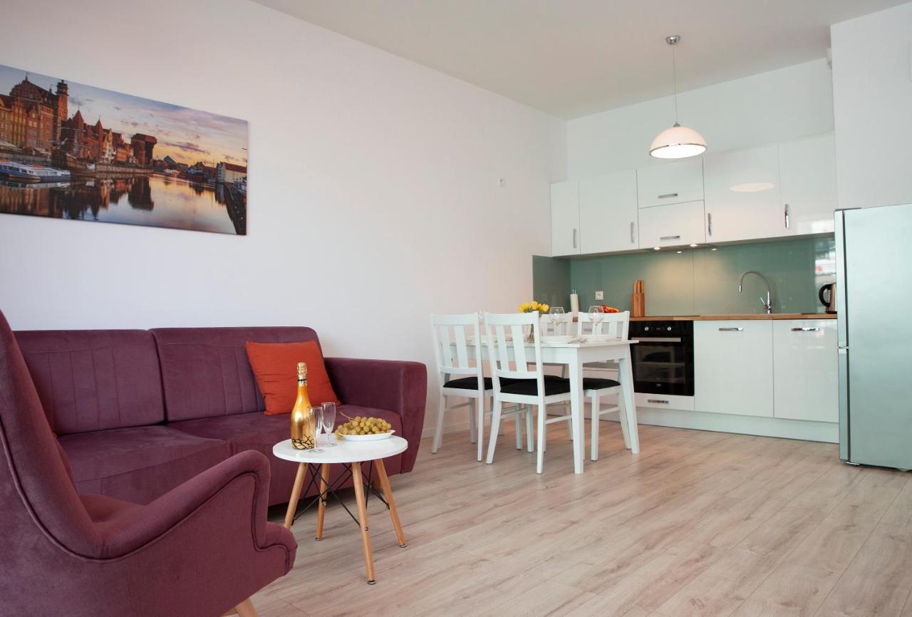 Luxus Apartament Fitness&Spa Z Sauna I Silownia 그단스크 외부 사진